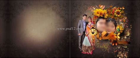 Wedding Album Cover Page Psd Files Free Download - Printable Form ...