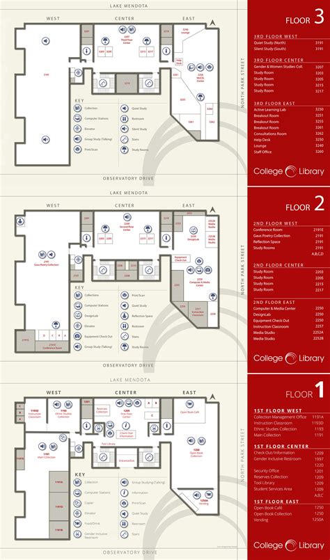 Floor Plan College Library | Viewfloor.co