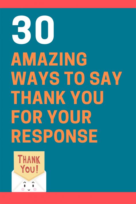 30 Best Ways to Say Thank You for Your Response | FutureofWorking.com