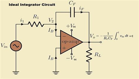 OP AMP integrator » OP-AMP tutorial Hackatronic