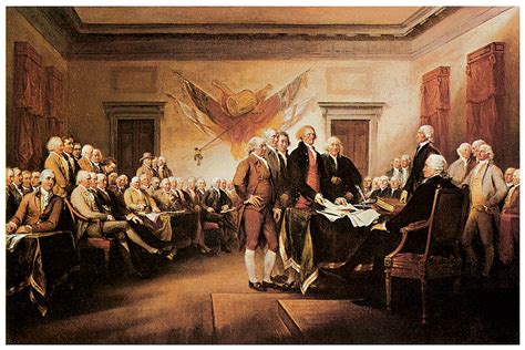 The Declaration of Independence Painting by John Trumbull - Fine Art ...