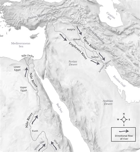 Euphrates River Map