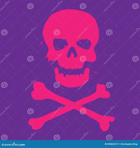 Skull and Crossbones Symbol Stock Vector - Illustration of bones ...