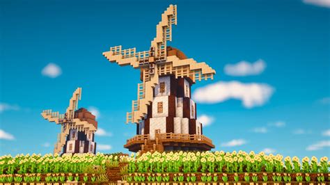 Minecraft | How to Build a Windmill | Tutorial - YouTube