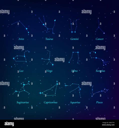 Zodiac constellations hi-res stock photography and images - Alamy