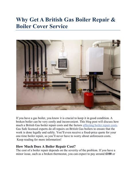 Why Get A British Gas Boiler Repair & Boiler Cover Service by Dwayne ...