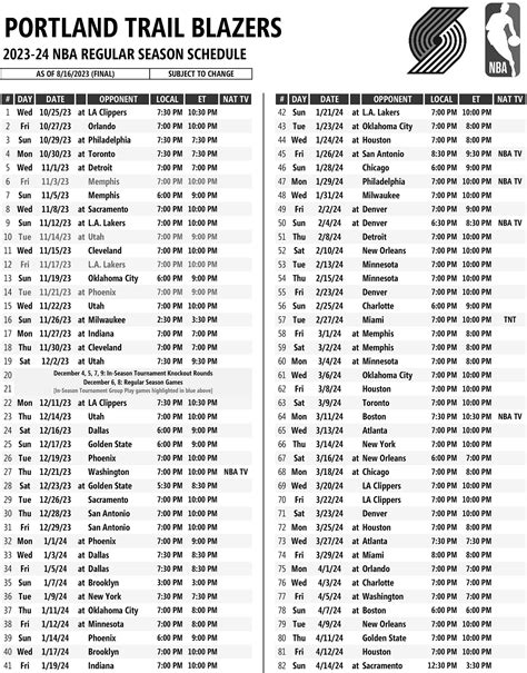 2023-24 Schedule Breakdown: Fewer Miles, Longer Trips And More Two-Game ...