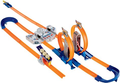 New Hot Wheels Track Builder System Kit Total Turbo Takeover Race Track ...