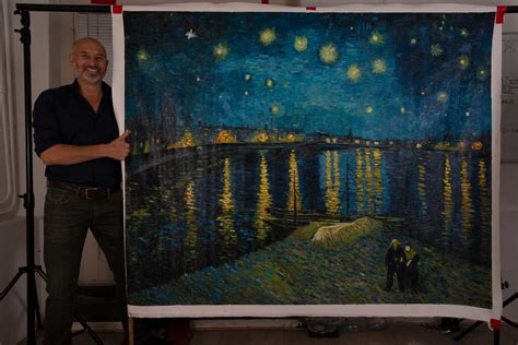 Starry Night over the Rhone Van Gogh reproduction | Van Gogh Studio