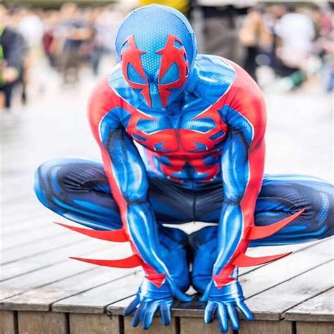 2099 Miguel O'Hara Spider Man cosplay Super hero Spiderman Costumes ...