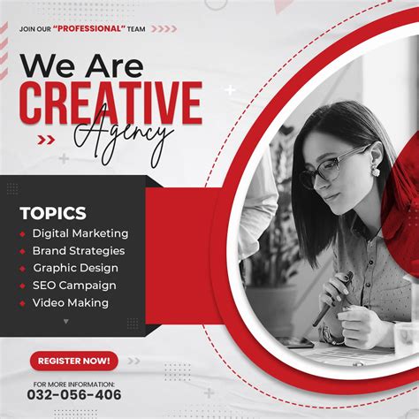 We Are Creative Agency And Corporate Business Social Media Post Banner ...