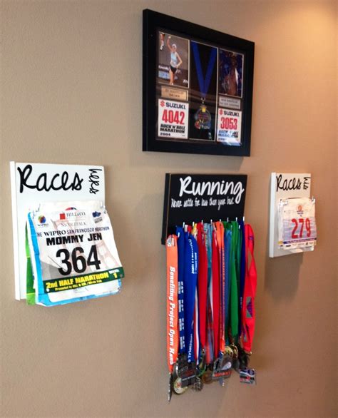 Running medal display, Running medals, Running inspiration