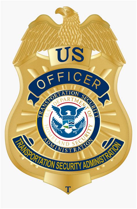 Tsa Officer Badge - Department Of Homeland Security, HD Png Download ...