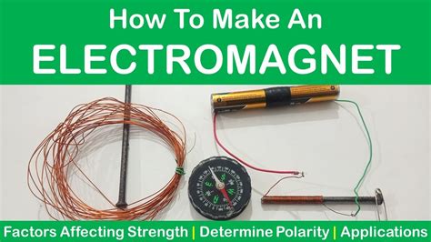 How to Make an Electromagnet - Science Experiment| Factors Affecting ...