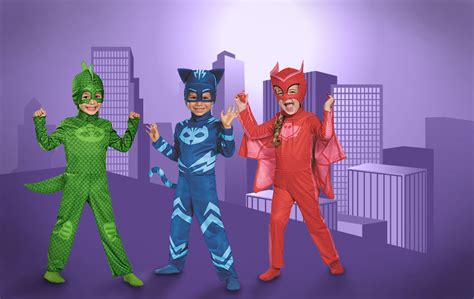 PJ Masks Costumes: Catboy, Owlette & Gekko - HalloweenCostumes.com