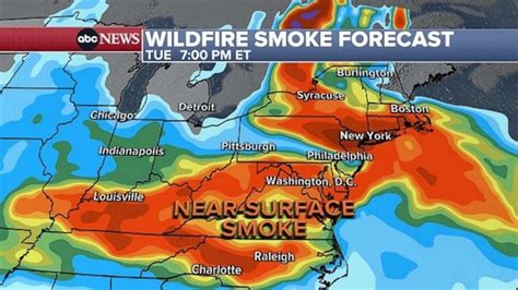 Wildfire smoke map: Which US cities, states are being impacted by ...