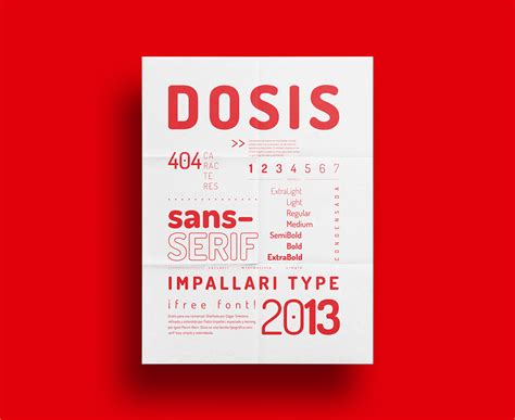 Dosis font family :: Behance