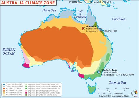 Australia Climate Map