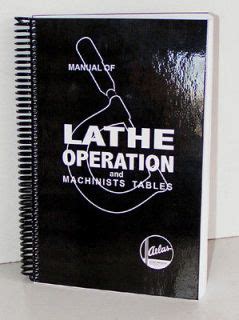 Atlas Lathe Manual Metal Lathe Tool Owners Craftsman