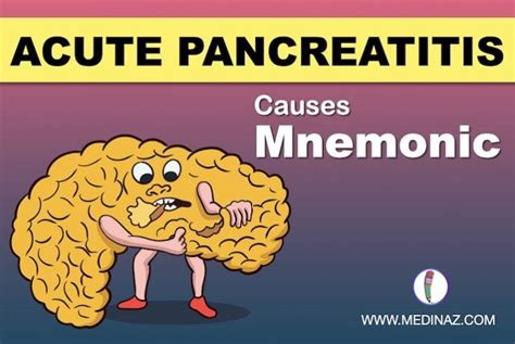 Pancreatitis mnemonic | Mnemonic for Acute pancreatitis