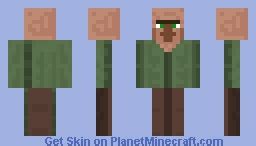 Green Villager Minecraft Skin