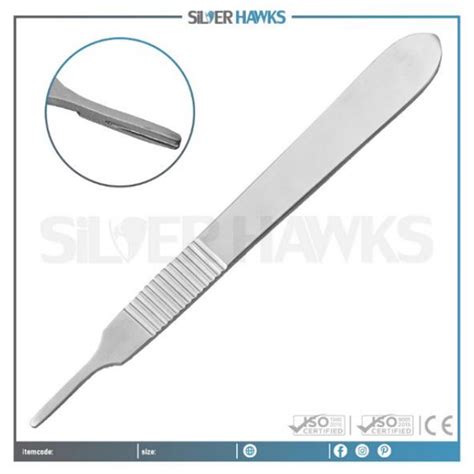 Scalpel Handle no. 3 / B.P Handle (Sterile) - Silver Hawks