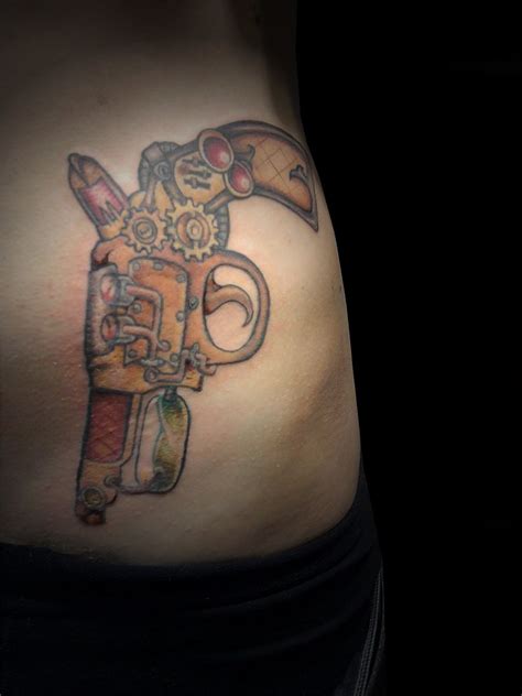 steampunk gun tattoo | ©lillybee Ink | lillybee Ink | Flickr