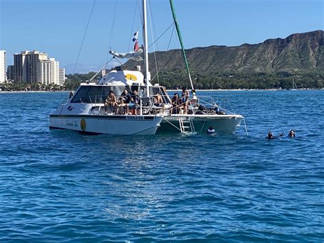 Turtle Snorkeling Tours Kahala Kai Catamaran – Oahu Catamaran