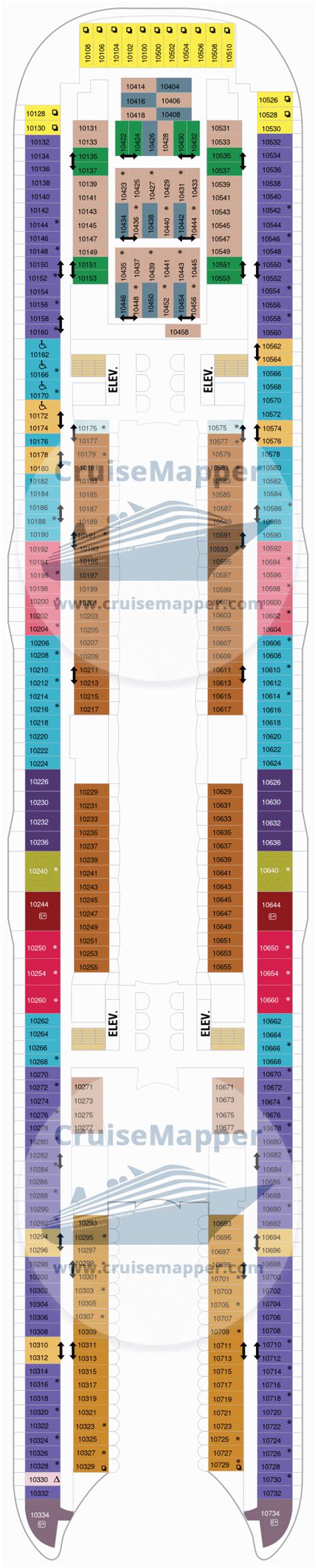 Symphony Of The Seas Deck Map