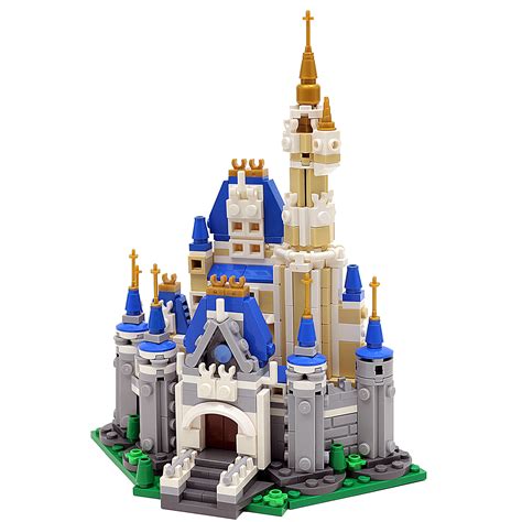 Mini Custom LEGO Disney Cinderellas Castle Instructions, Parts List ...