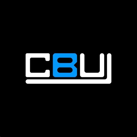 CBU letter logo creative design with vector graphic, CBU simple and ...