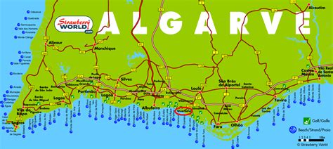 Algarve map | Algarve, Praias algarve, Portimão