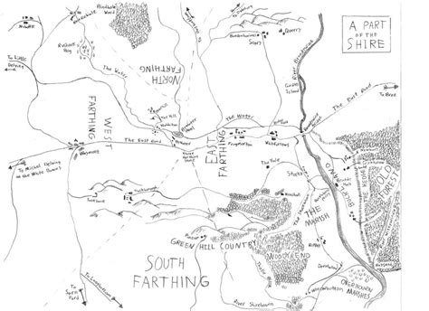 Map of the Shire by shadowkiller137 on DeviantArt