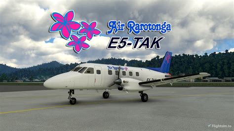 EMB110-P1 Bandeirante Air Rarotonga "E5-TAK" for Microsoft Flight ...