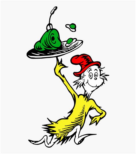 Draw Green Eggs And Ham , Png Download - Clip Art Dr Seuss Green Eggs ...