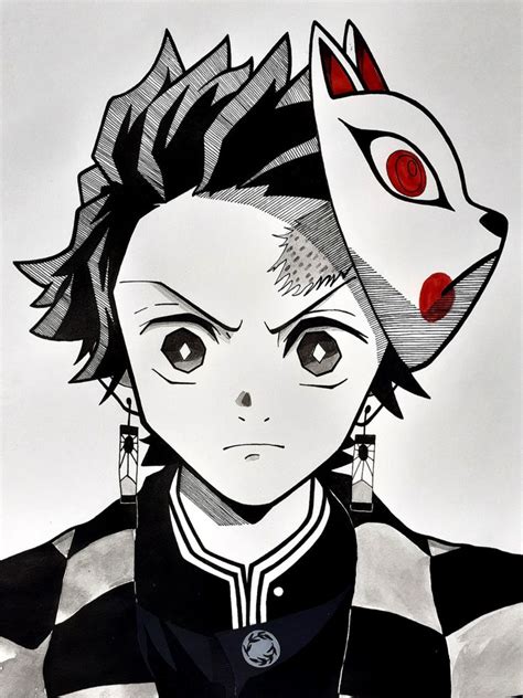 How To Draw Tanjiro Kamado Kimetsu No Yaiba Cara Gambar Anime | Porn ...