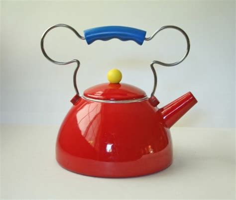 mickey mouse red tea kettle