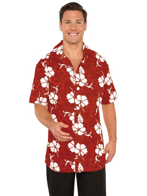 Men's Hawaiian Tourist Floral Button Front Shirt