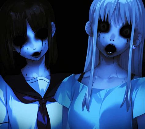 Download Scary Anime Horror Girls Wallpaper | Wallpapers.com