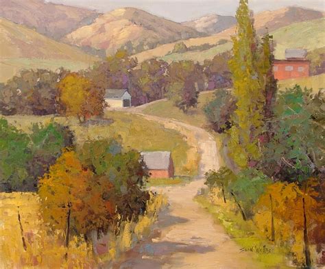 beautiful landscape oil paintings by Sean Wallis ~ art craft projects