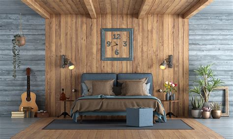 Wooden Wall Designs And Panels For Bedroom | Design Cafe