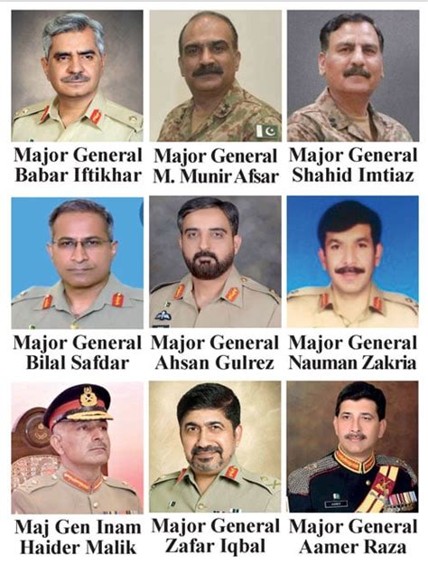 12 Pak Army Major Generals promoted to Lt General rank - Pakistan Observer