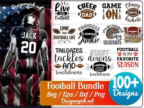 Football SVG Bundle - Best Quality Design Bundle