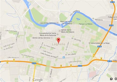 Map of Logroño