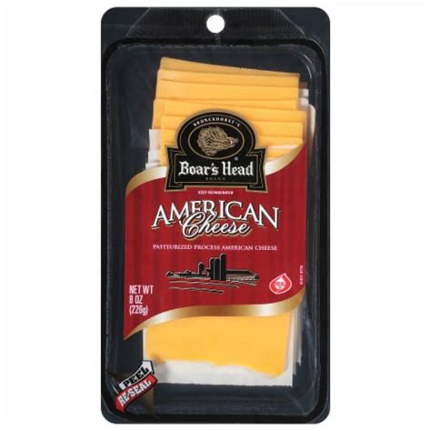 Boar's Head Yellow American Cheese, 8 oz - Fry’s Food Stores