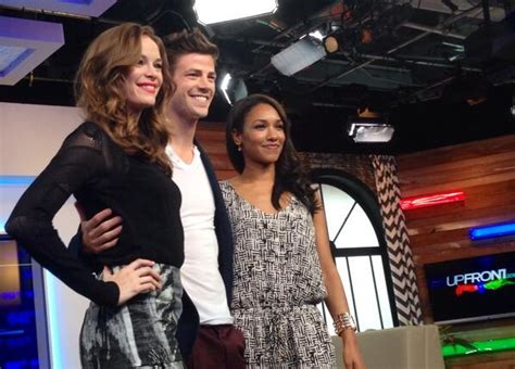 Danielle Panabaker, Candice Patton and Grant Gustin at the CTV Upfronts ...