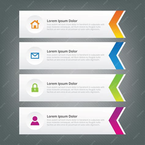 Premium Vector | Infographic arrow design