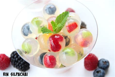 Rin's Cookbook: วุ้นลูกแก้วผลไม้ Fruit Jelly Bubbles!