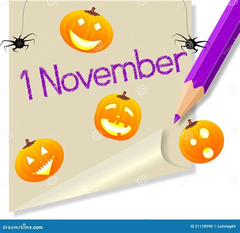 Post It November 1 Halloween Party Royalty Free Stock Photos - Image ...