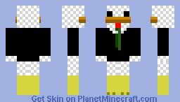 Chicken in suit Minecraft Skin